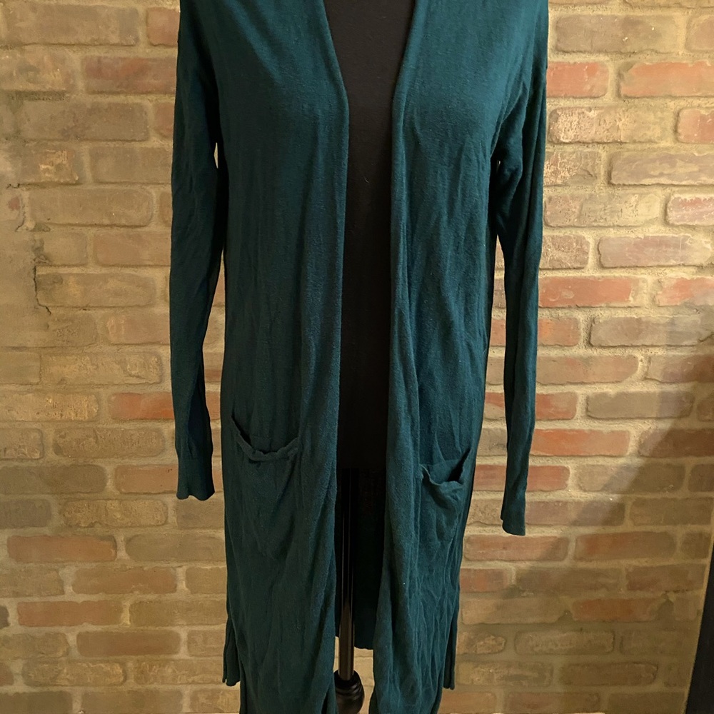 Long Teal Duster